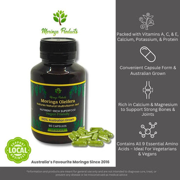 Australian Grown Moringa Capsules