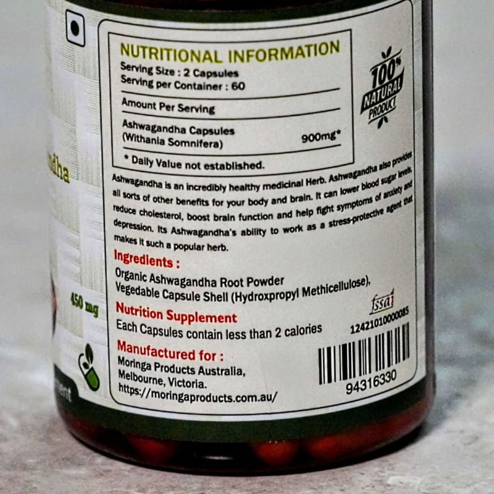 Ashwagandha in Vegetable Capsules
