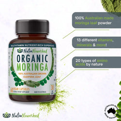 Nutra Nourished Australian Moringa Capsules