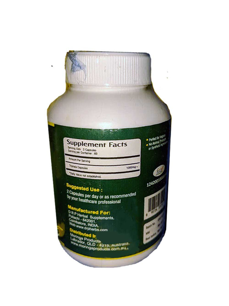 Triphala in Vegetable Capsules